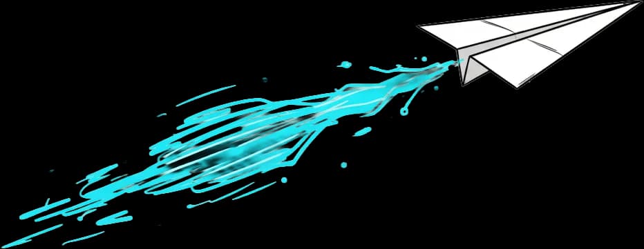 Paper plane illustration